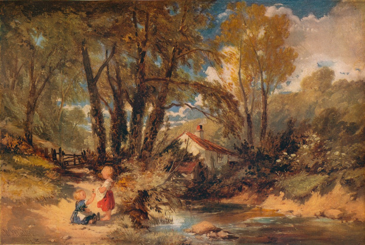 Welsh Stream, 1843 od William James Muller