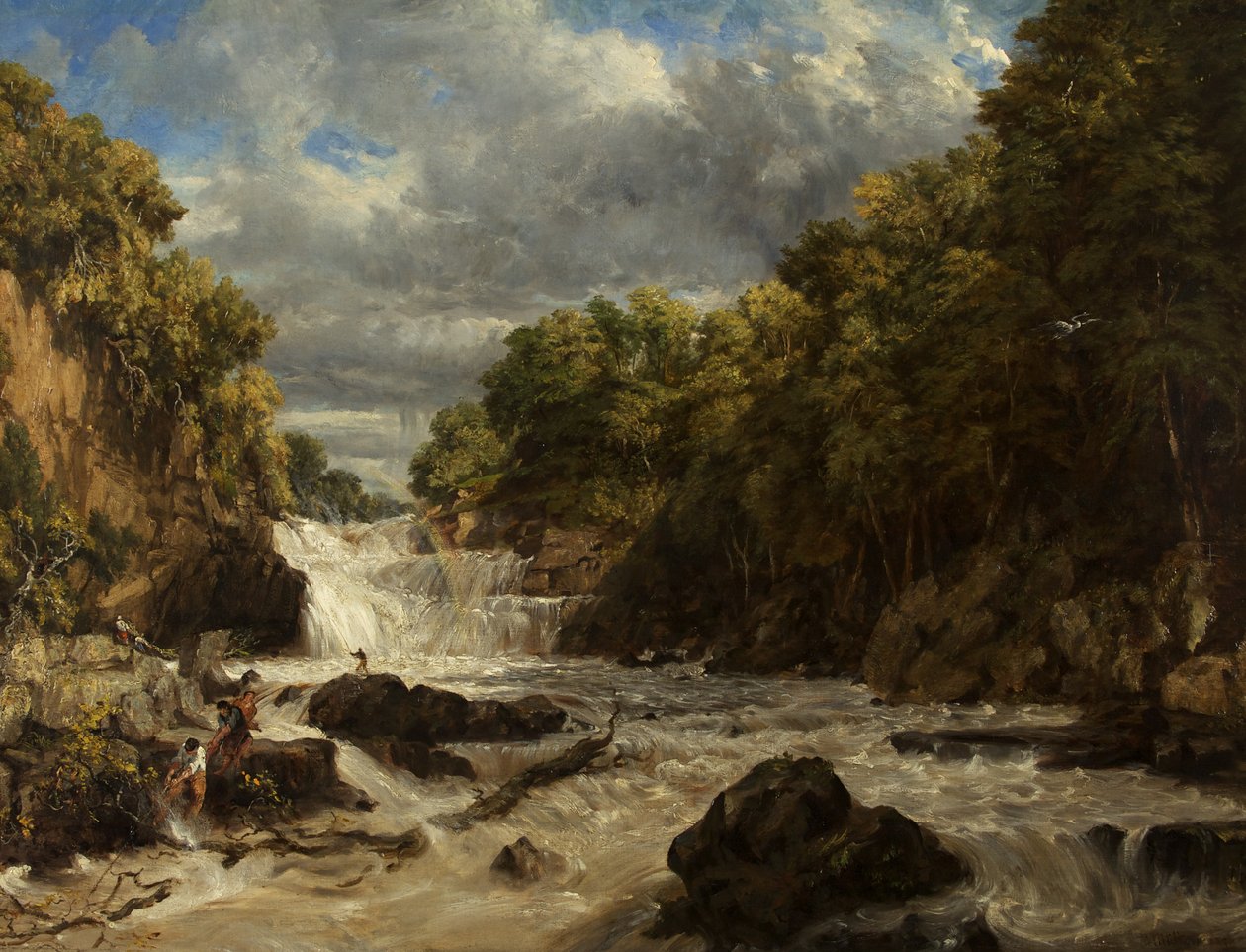 Swallow Falls, Bettws-y-Coed od William James Muller