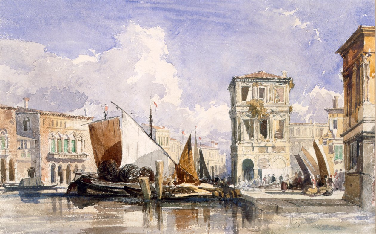 Benátky, c1834. od William James Muller