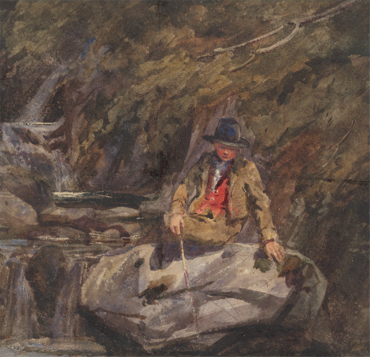 Mladý rybář od William James Muller