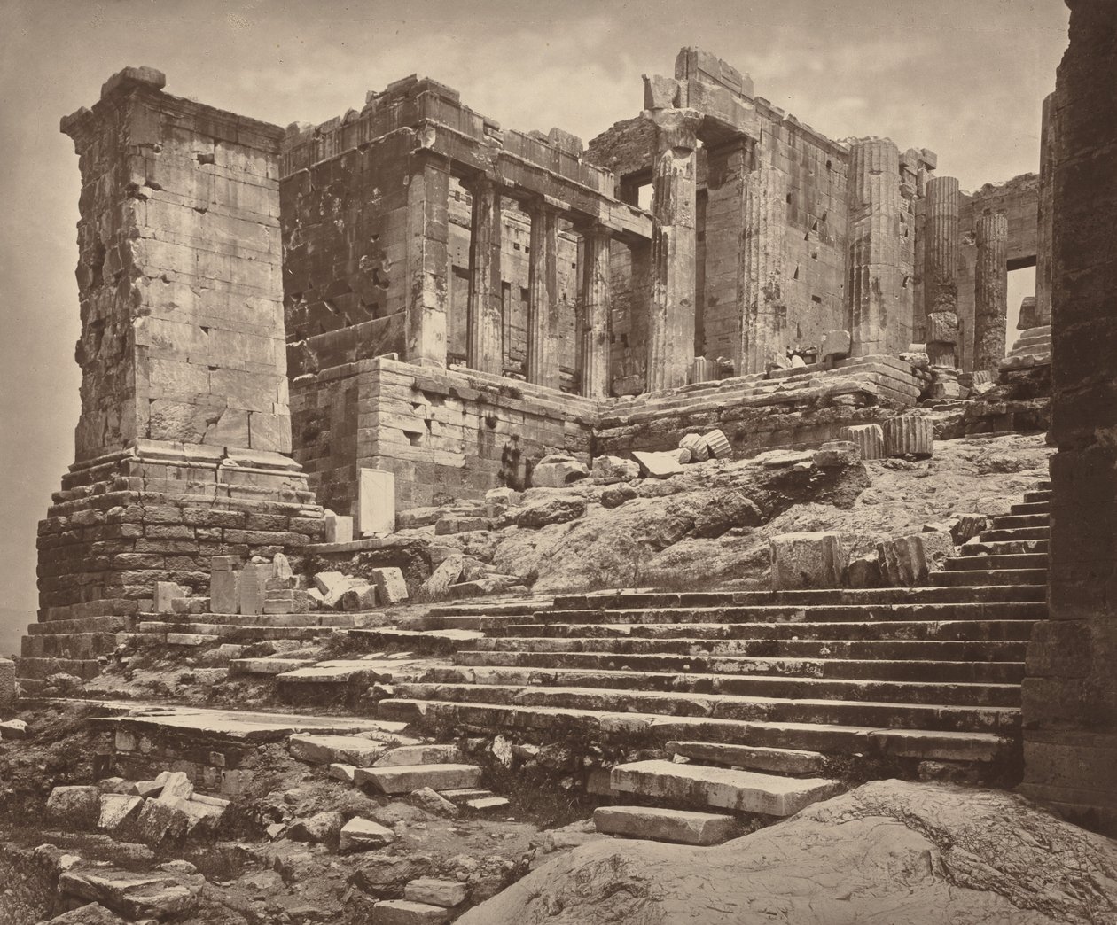 Propylaea z jihozápadu od William James Stillman