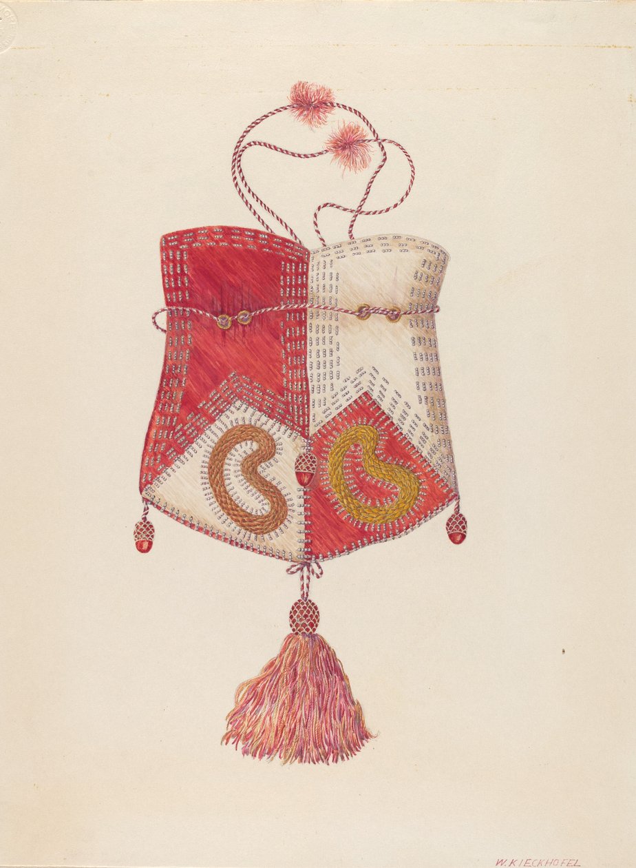 Taška z korálků, 19351942. od William Kieckhofel