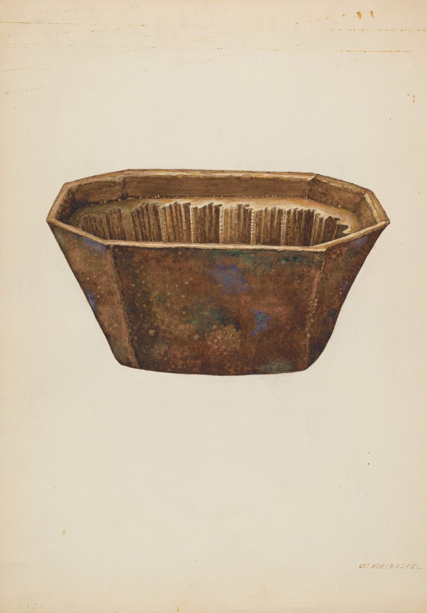 Forma na nádobí, c. 1939. od William Kieckhofel