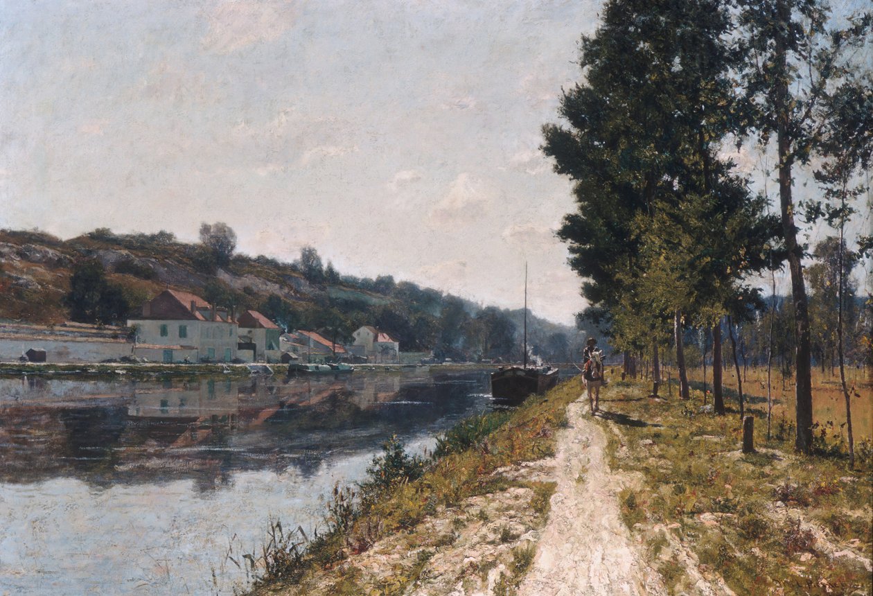 Banks of the Loing, ca. 1894-97. od William Lamb Picknell