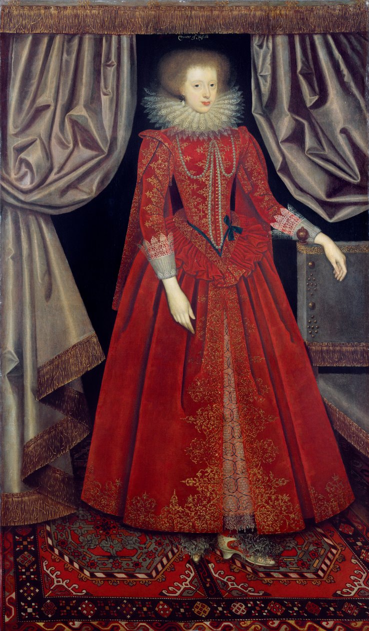 Catherine Howard, hraběnka ze Suffolku, c1615 od William Larkin