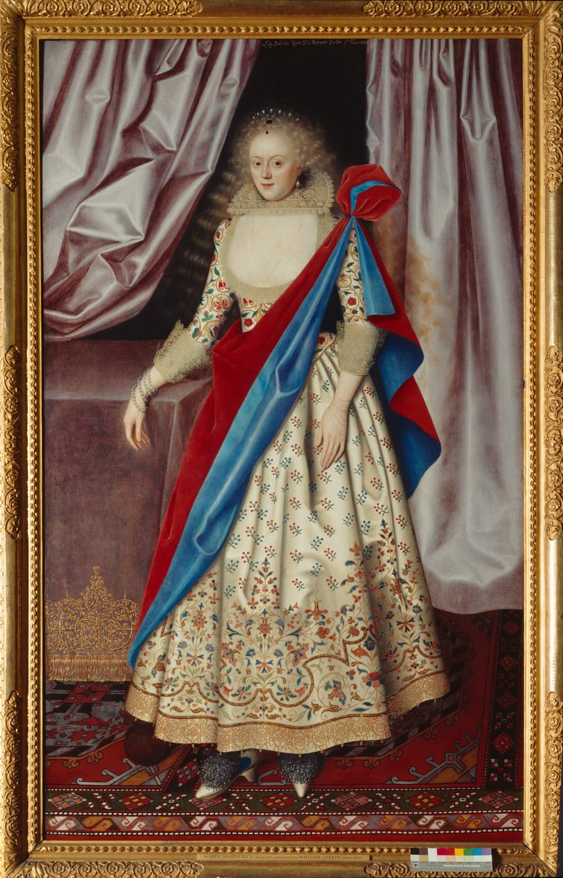 Lady Isabella Rich c.1615 (olej na plátně) od William Larkin