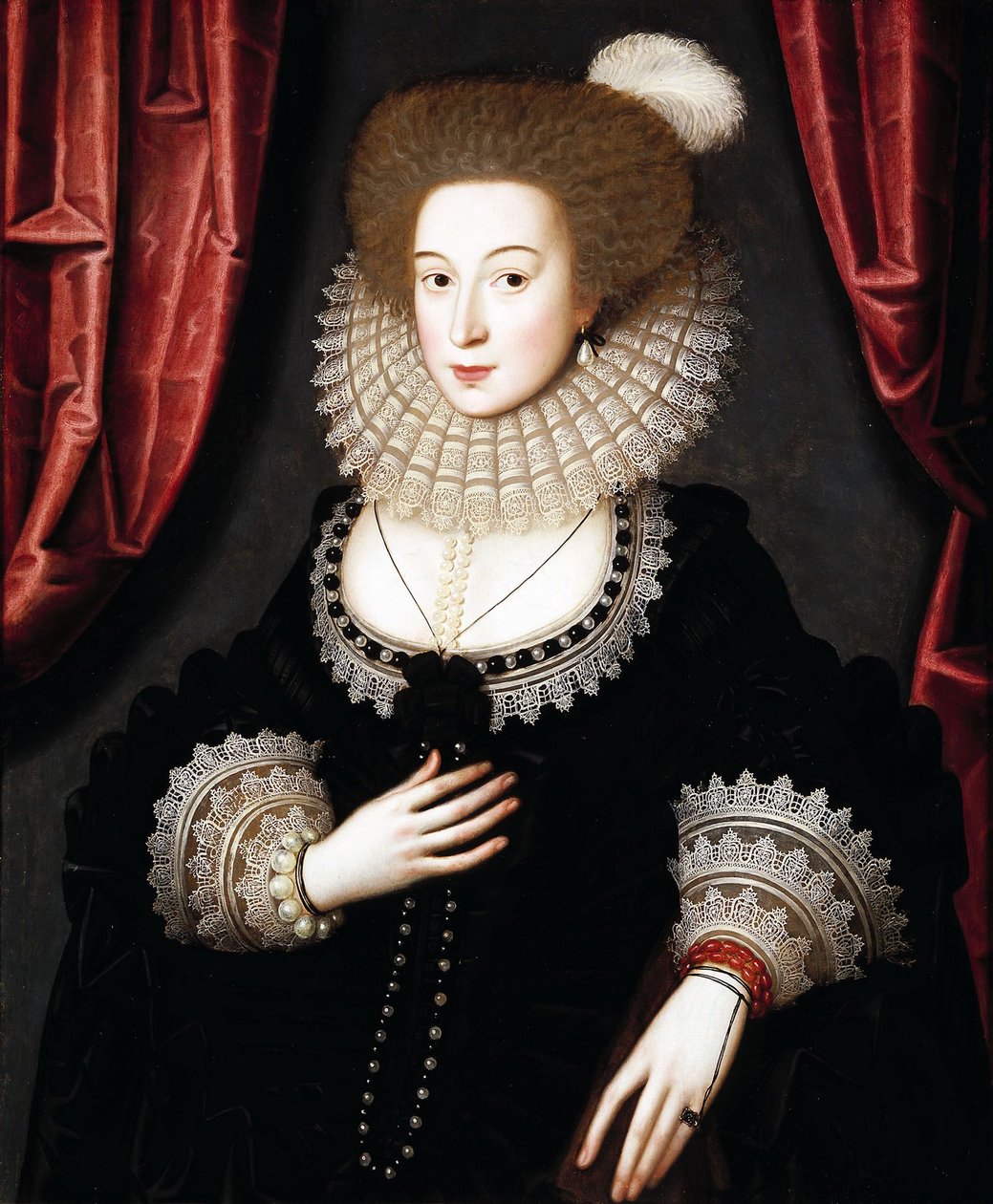 Portrét Mary Radclyffe od William Larkin