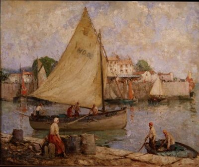 Vydejte se na rybářské hřiště, Honfleur od William Lee Hankey