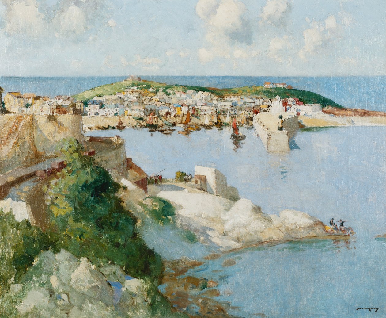 Přístav, St Ives od William Lee Hankey