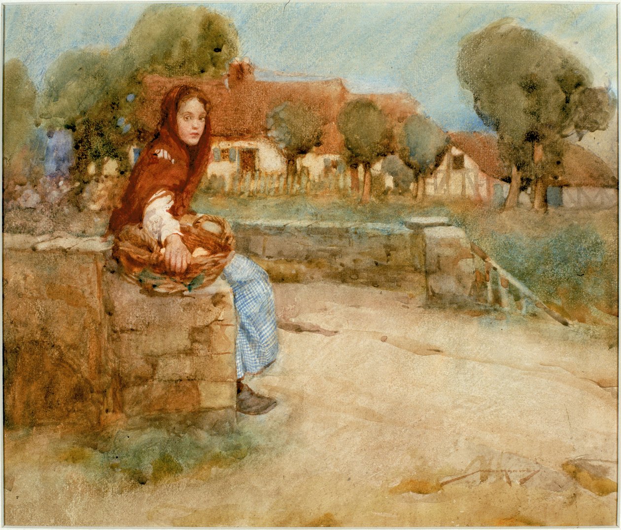 The Time was Young, cca 1903-14 (akvarel) od William Lee Hankey
