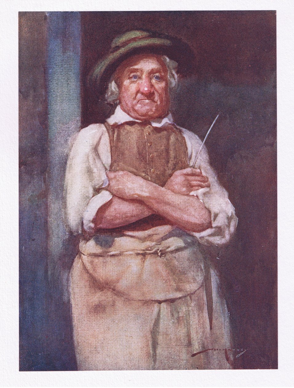 Sám hostitel (barva litho) od William Lee Hankey