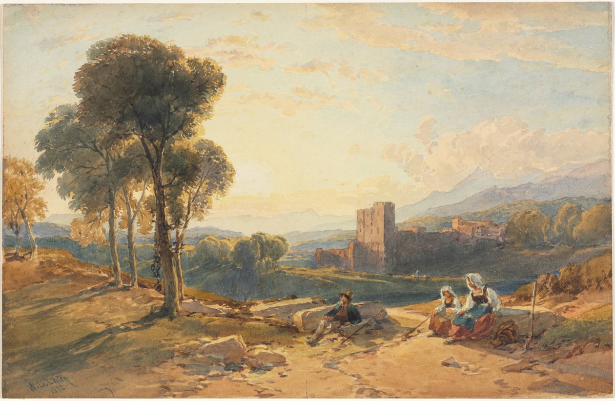 Krajina, Itálie od William Leighton Leitch