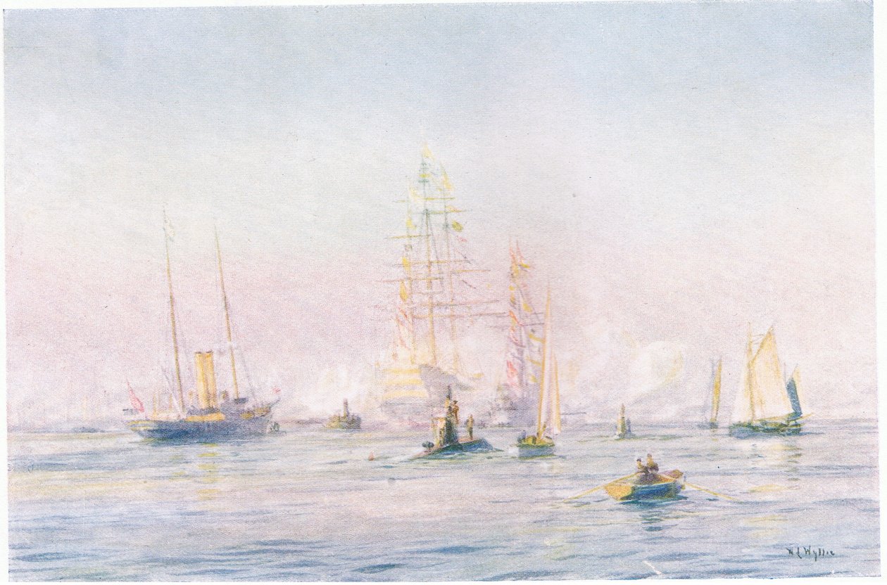 Portsmouth Harbour 1912, 1915 od William Lionel Wyllie