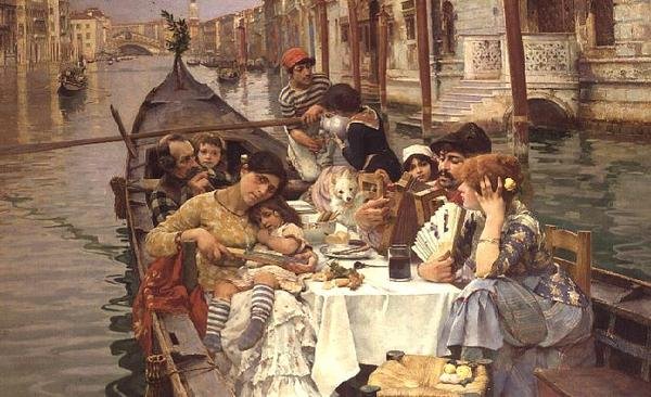 Benátské Al Fresco od William Logsdail