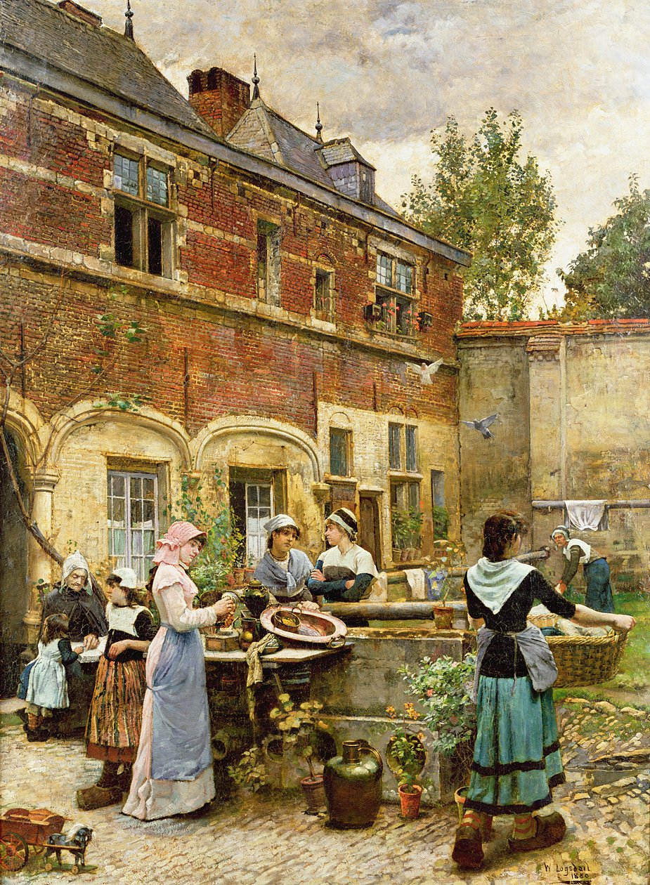 Alms Houses, Antverpy, 1880 od William Logsdail