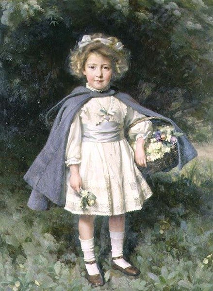 Portrét Patricie Anley od William Logsdail