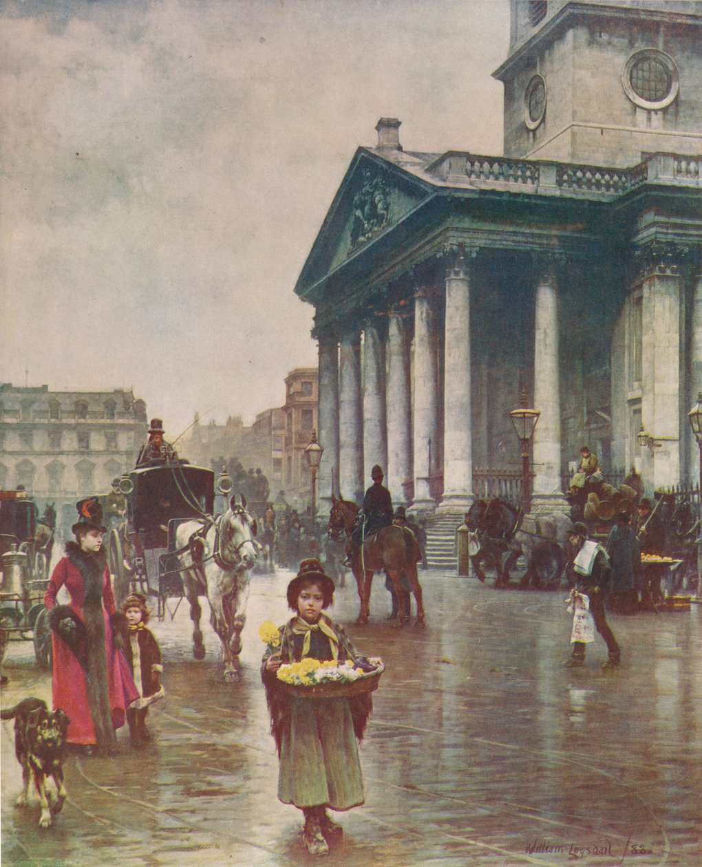 St Martins-in-the-Fields, 1888, c1915 od William Logsdail