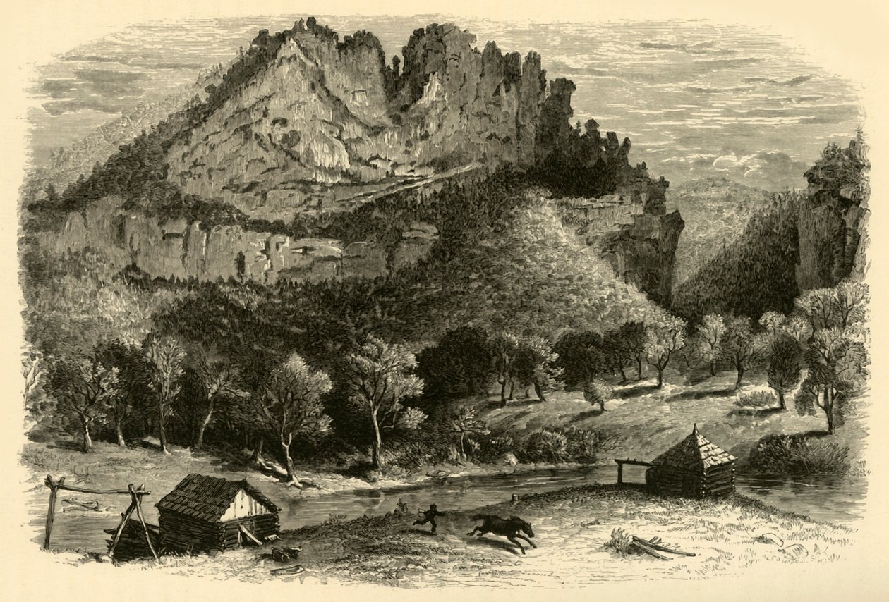 "Útesy Seneca", 1872. od William Ludwell Sheppard