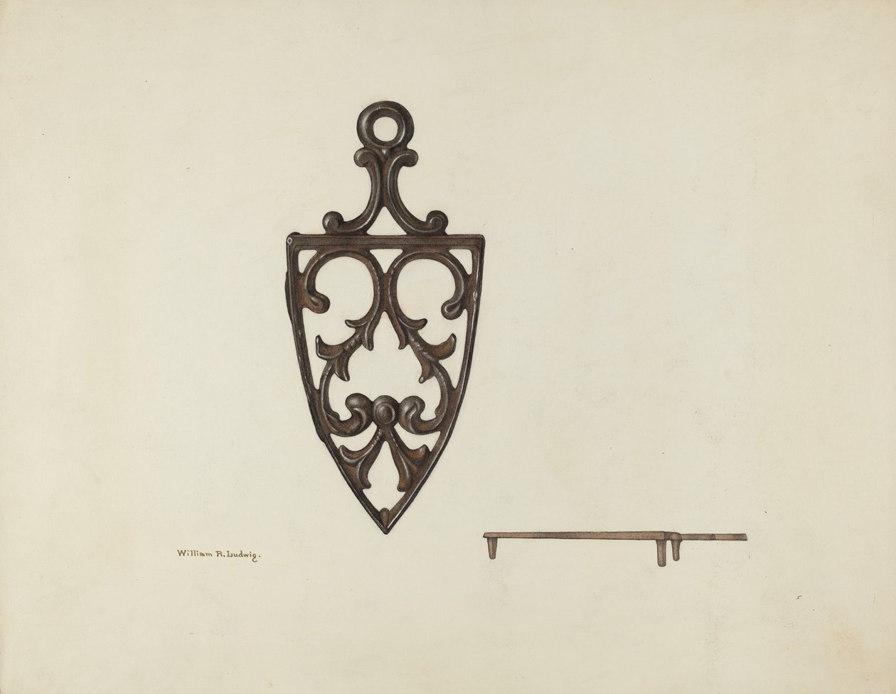 Trivet, c. 1939. od William Ludwig