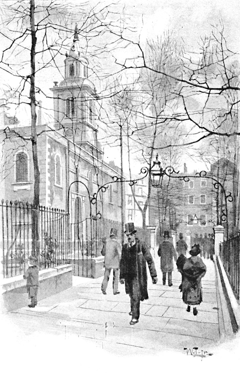 Aldermans Walk, Bishopsgate Street, 1891 od William Luker