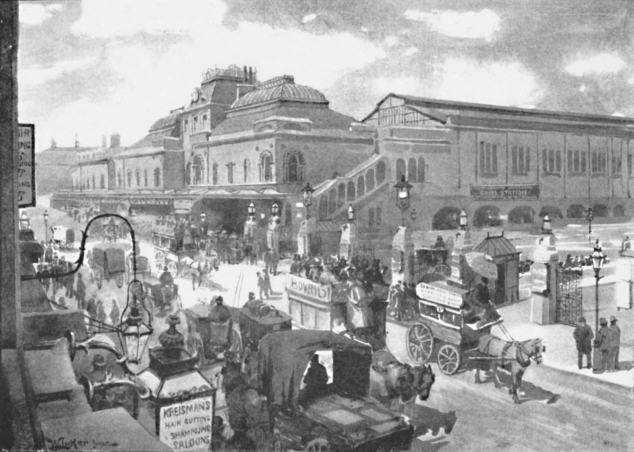 Liverpool Street Station, 1891 od William Luker