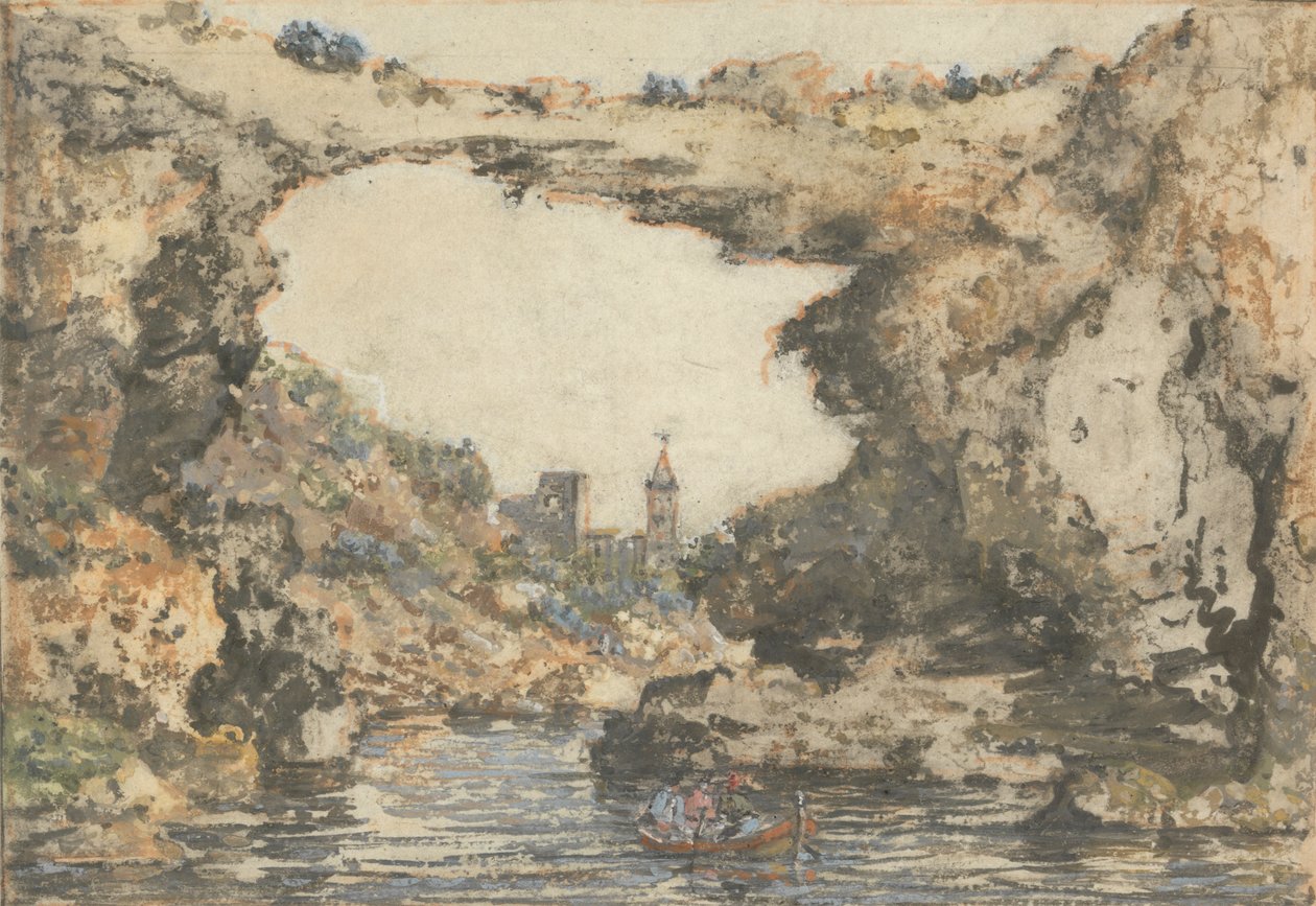 Skalní most ve Virgilově škole od William Marlow