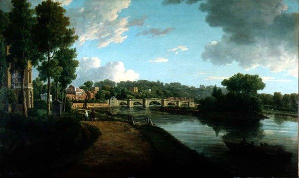 Temže v Richmondu, Surrey od William Marlow