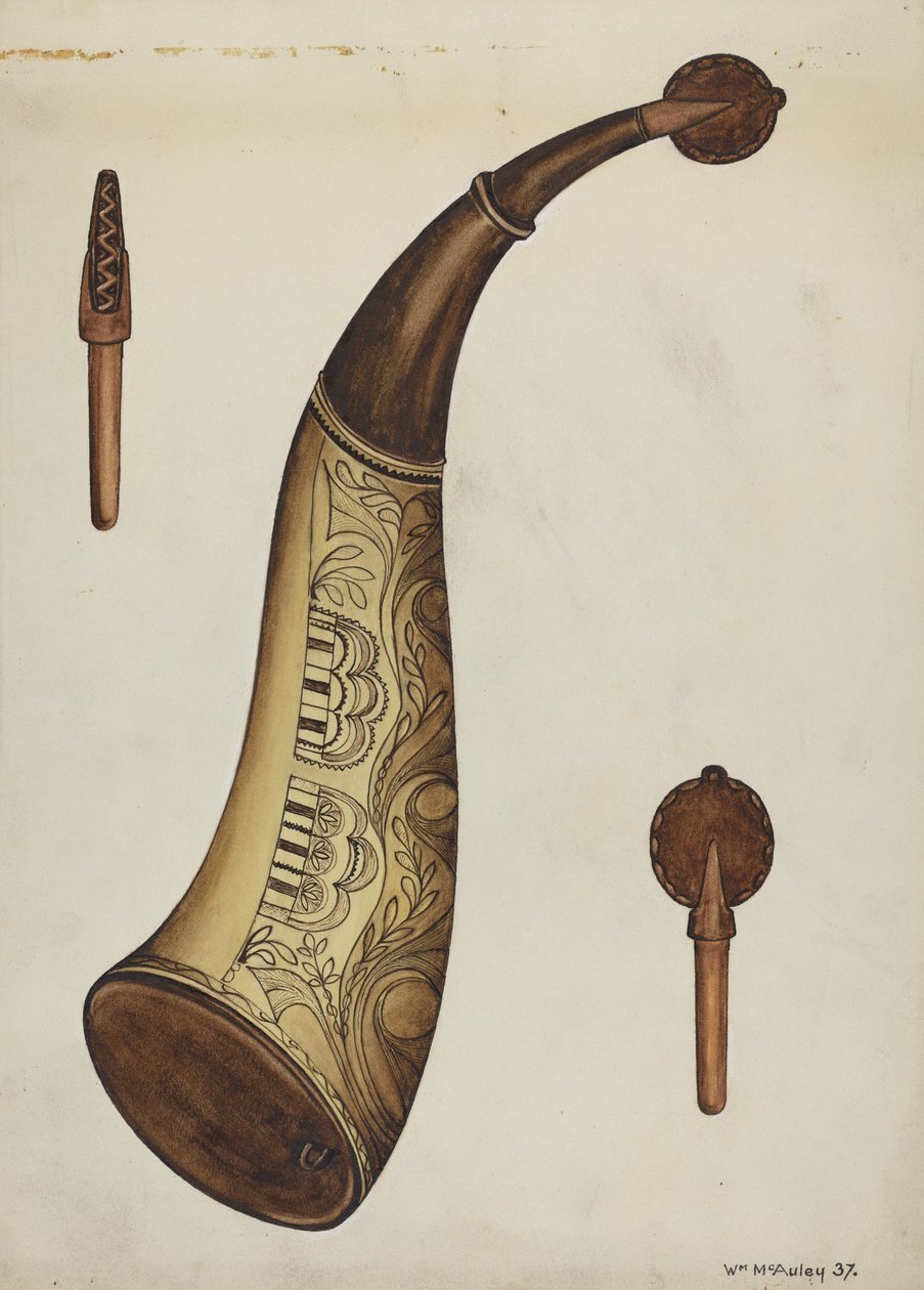 Powder Horn, 1937. od William McAuley