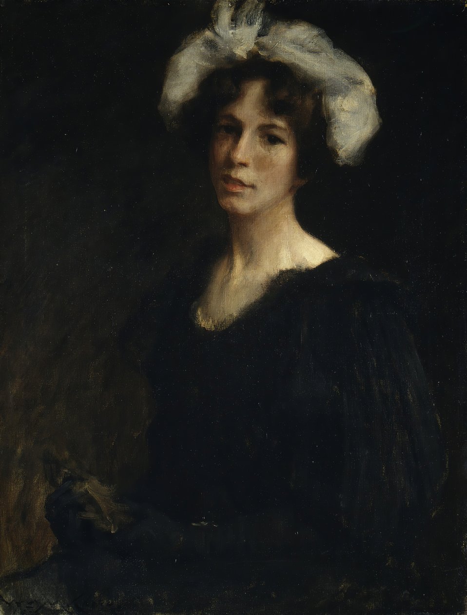 Bessie Potter, ca. 1895. od William Merritt Chase