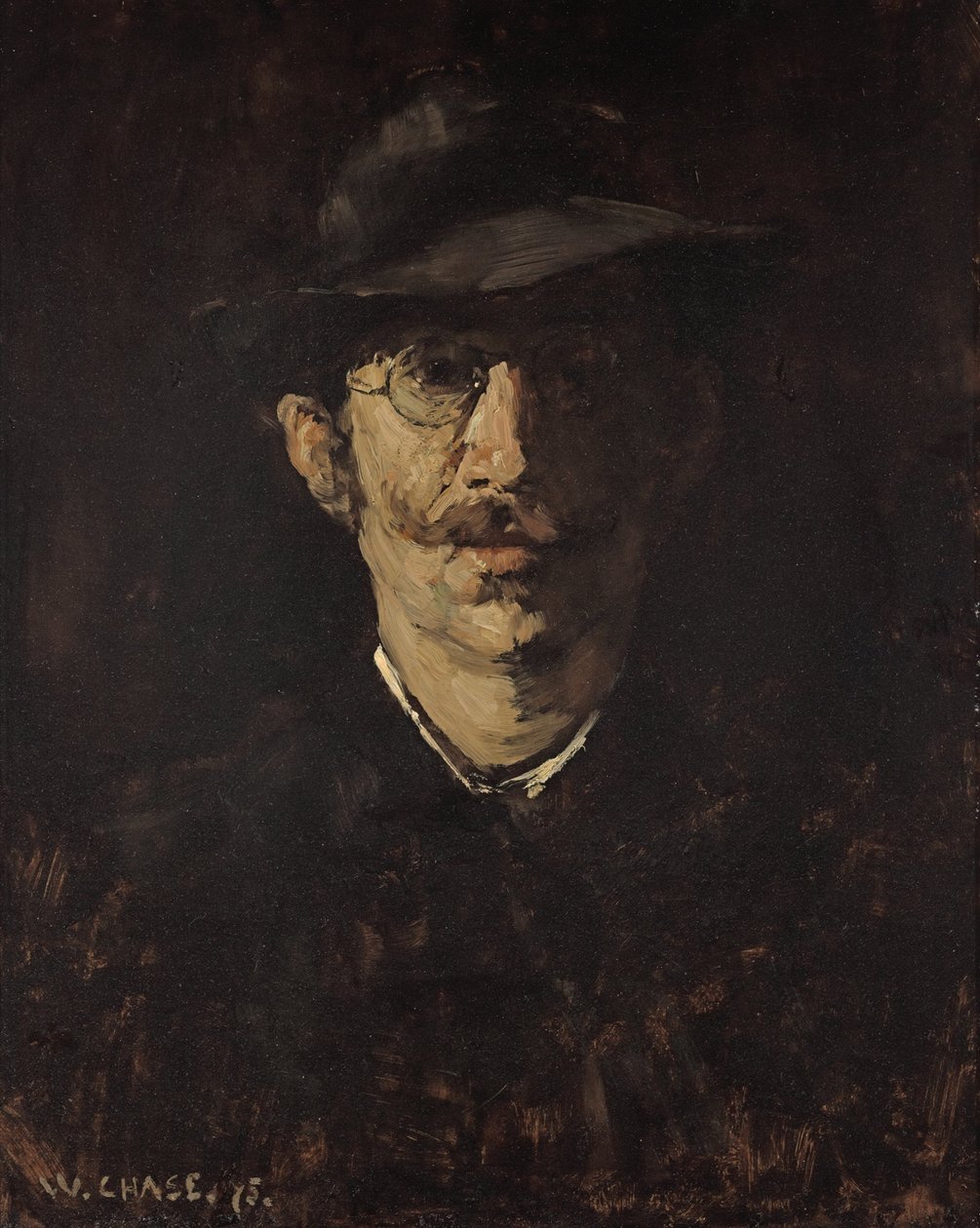 Portrét Huga von Habermanna od William Merritt Chase