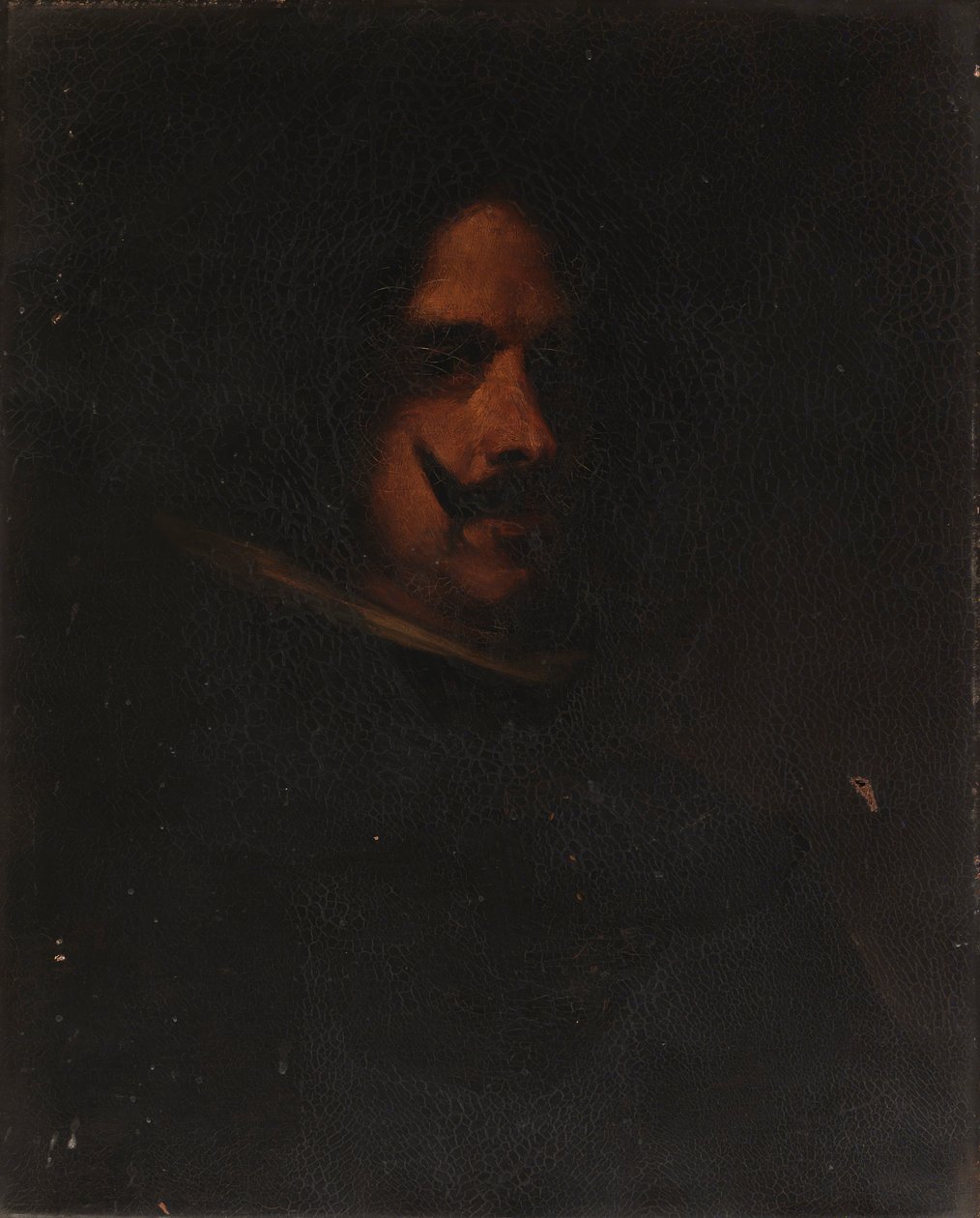 Hlava muže, ca. 1872-1879. od William Merritt Chase