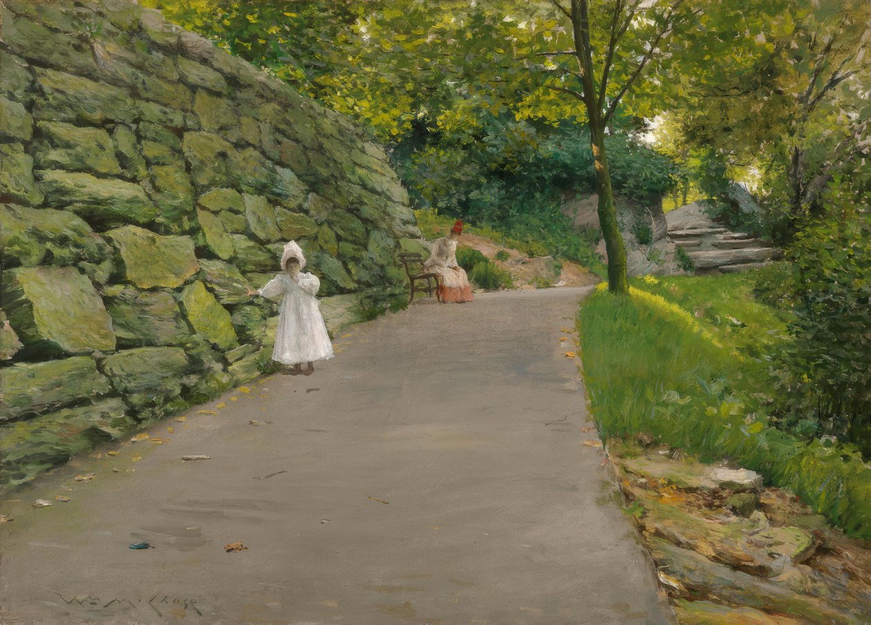 V parku od William Merritt Chase
