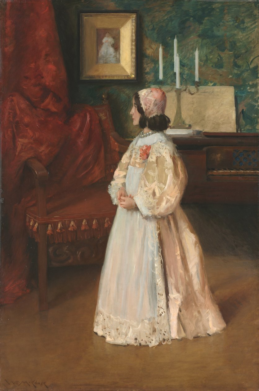 Portrét mé dcery Alice od William Merritt Chase