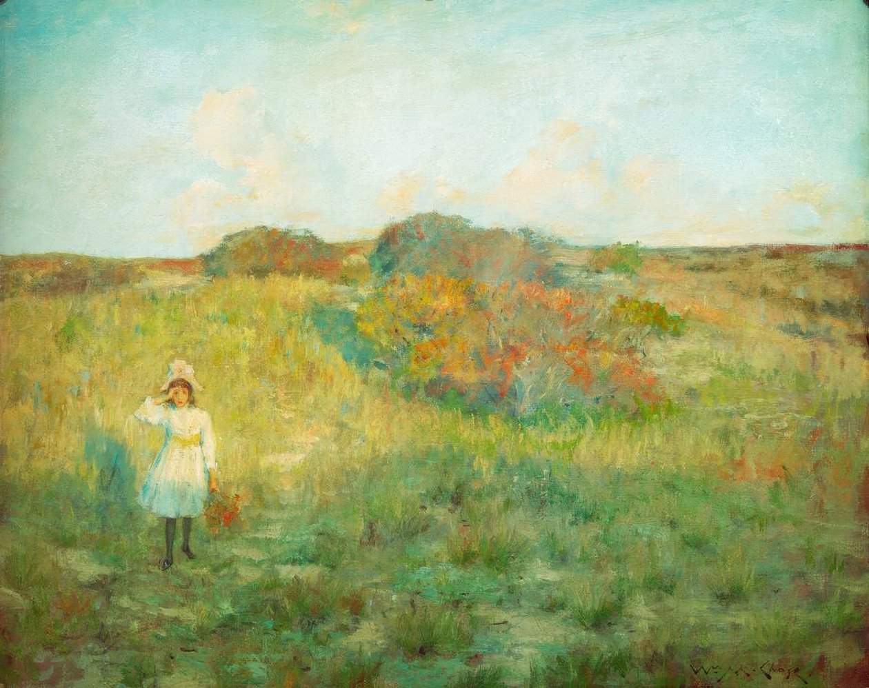 Západ slunce v Shinnecock od William Merritt Chase