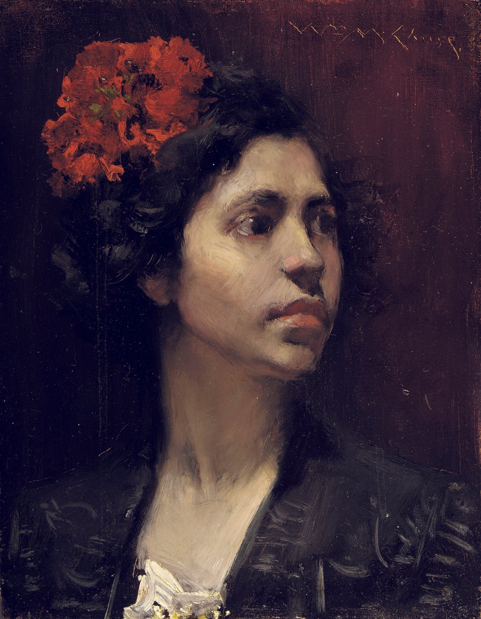 Španělská dívka od William Merritt Chase