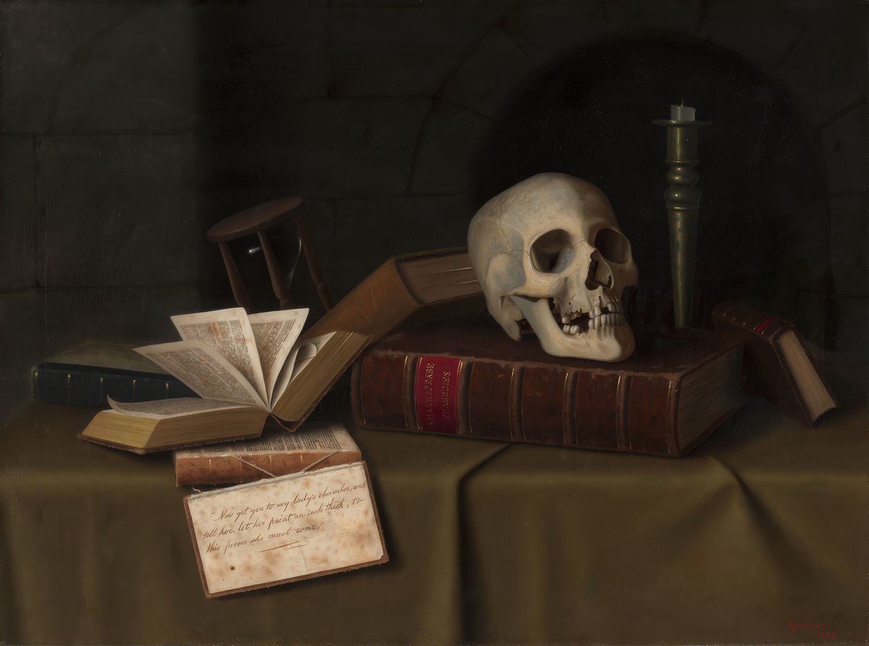 Memento Mori, "To This Favour" od William Michael Harnett