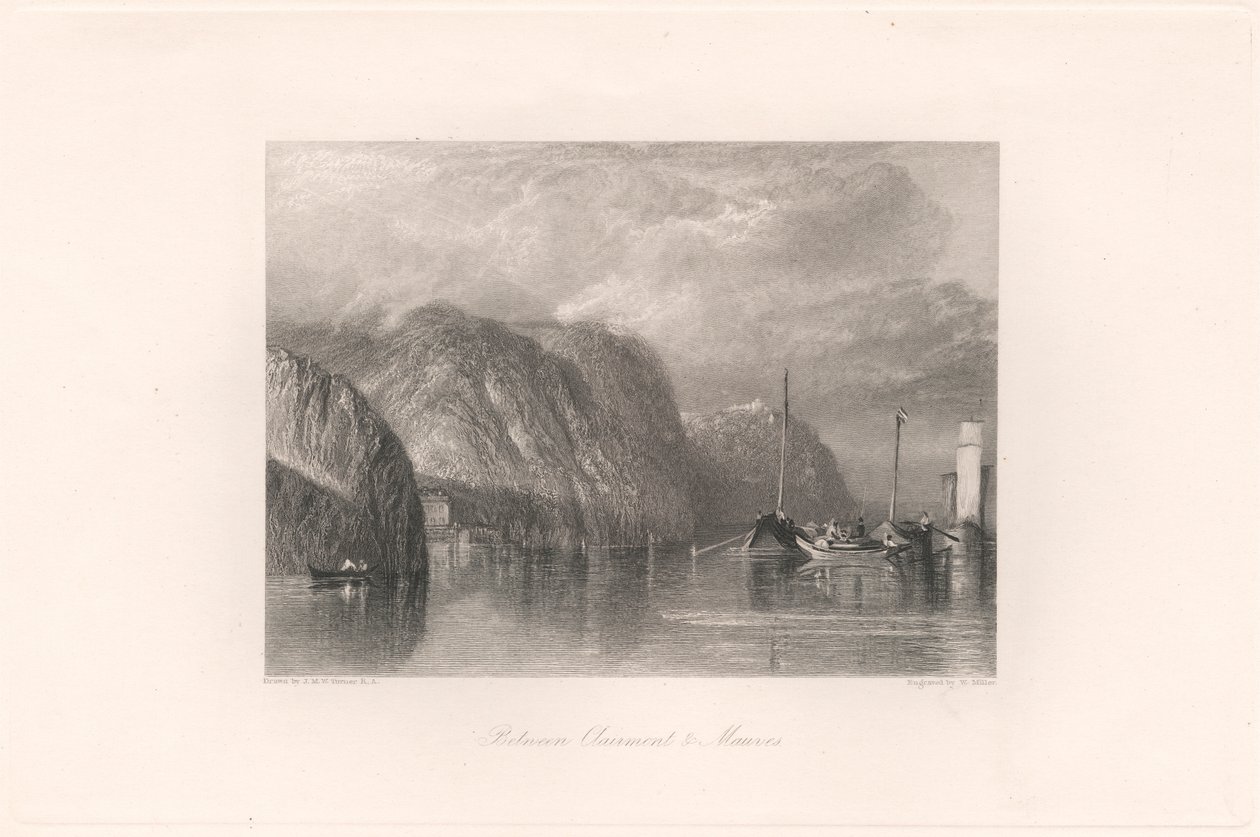 Mezi Clairmont a Mauves od William Miller
