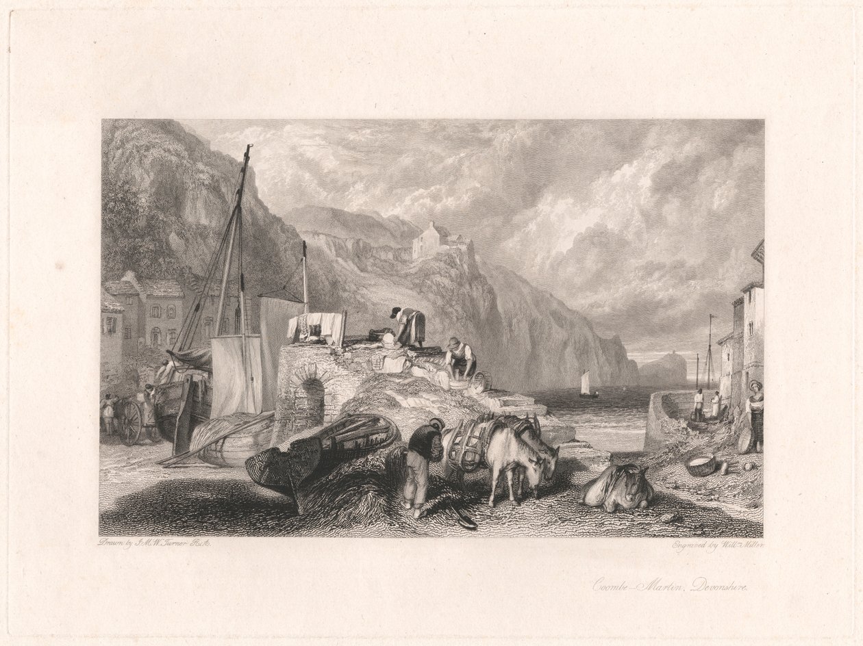 Combe-Martin, Devonshire od William Miller