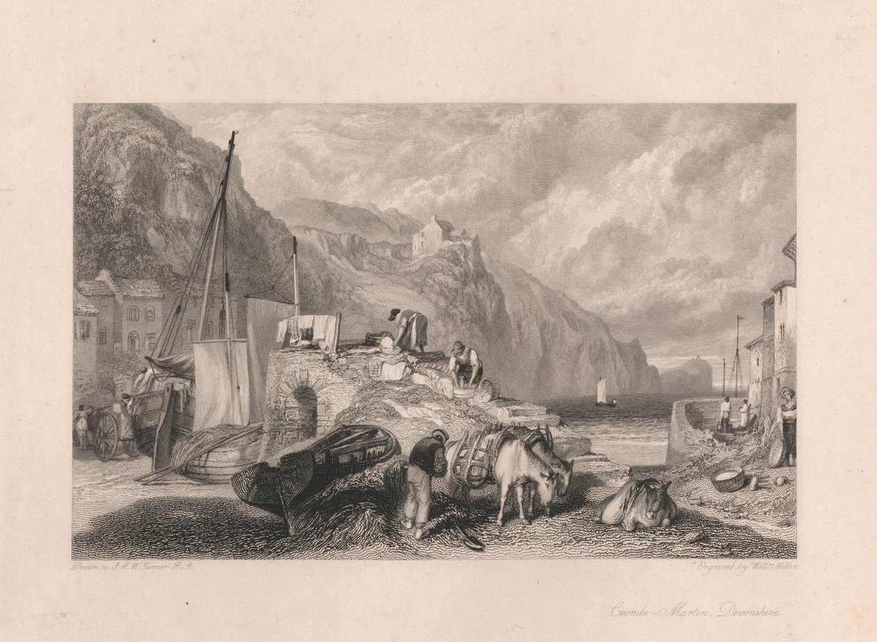 Combe-Martin, Devonshire od William Miller