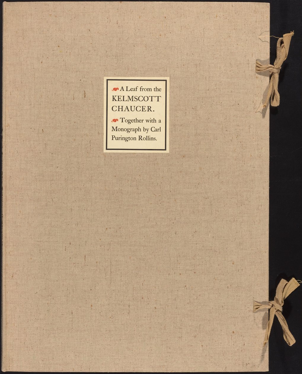 List od Kelmscott Chaucer od William Morris