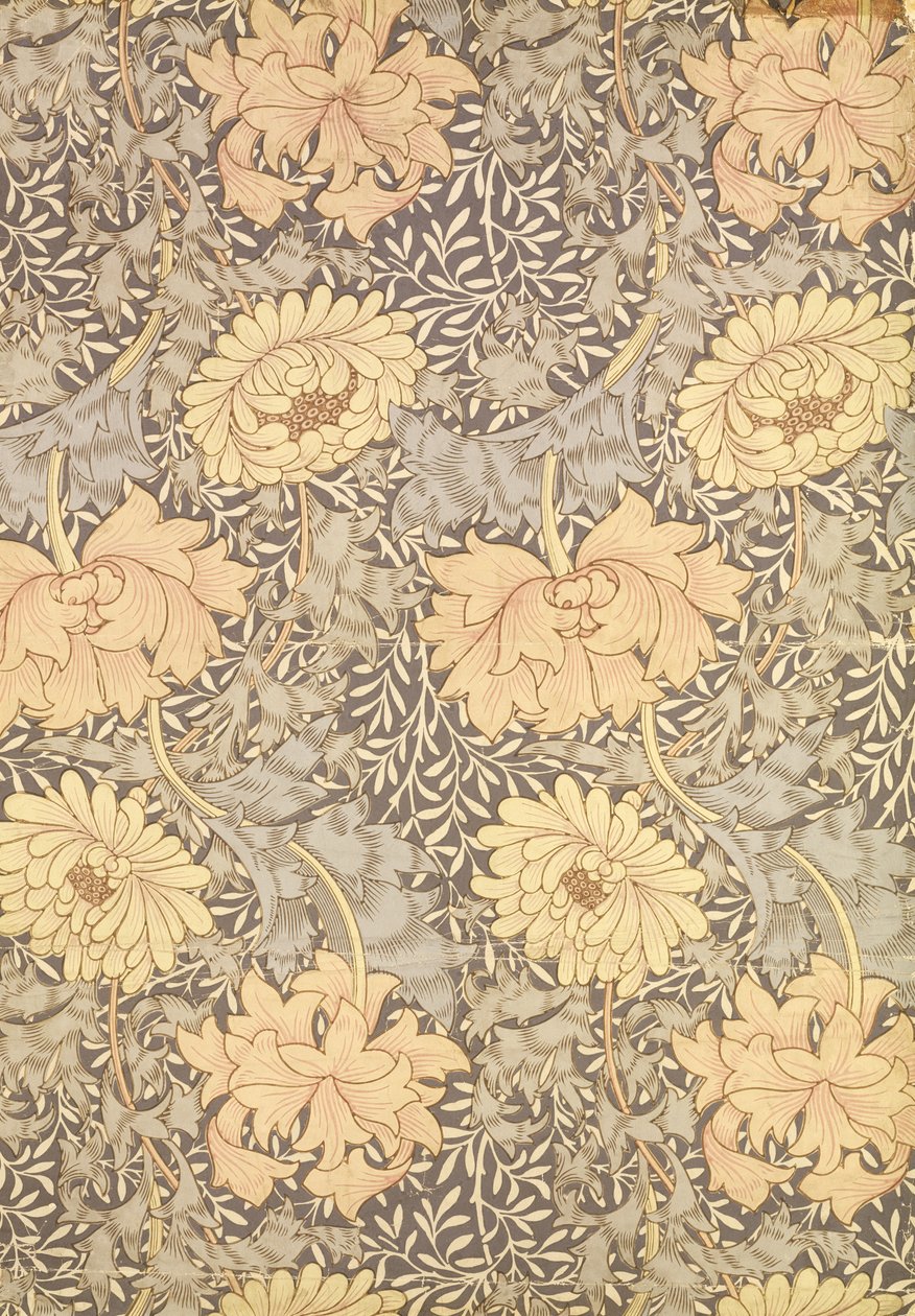 Design tapety "Chryzantéma", 1876 od William Morris