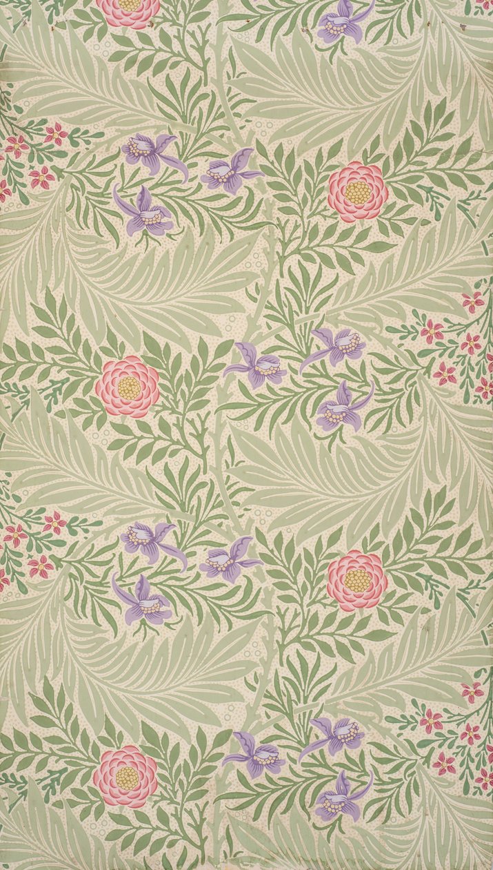 Stračka polní. Tapeta, 1874. od William Morris