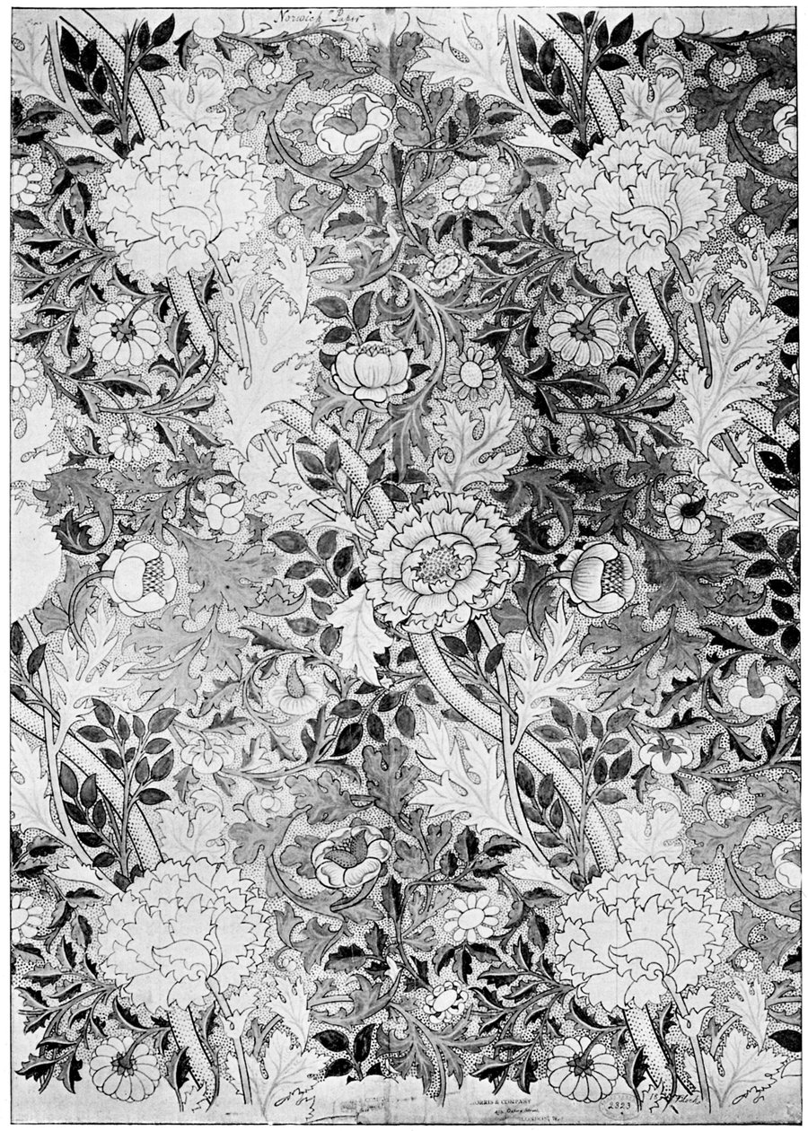 Tapeta se vzorem Norwich, 1889 1934. od William Morris