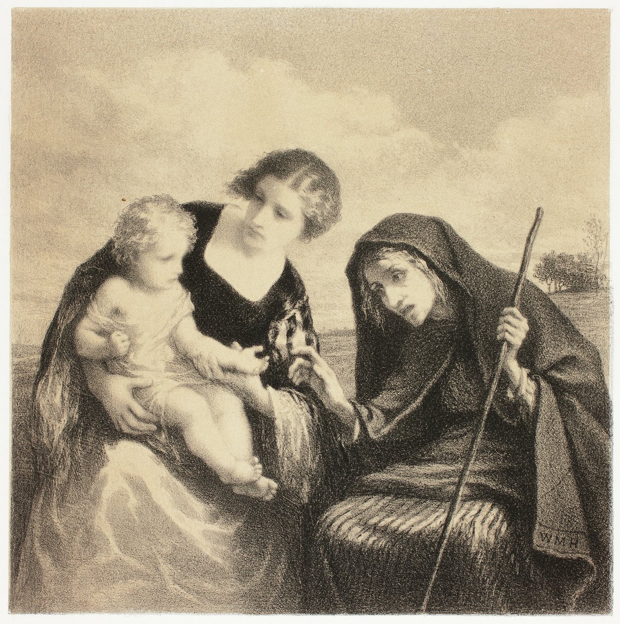 Věštkyně od William Morris Hunt