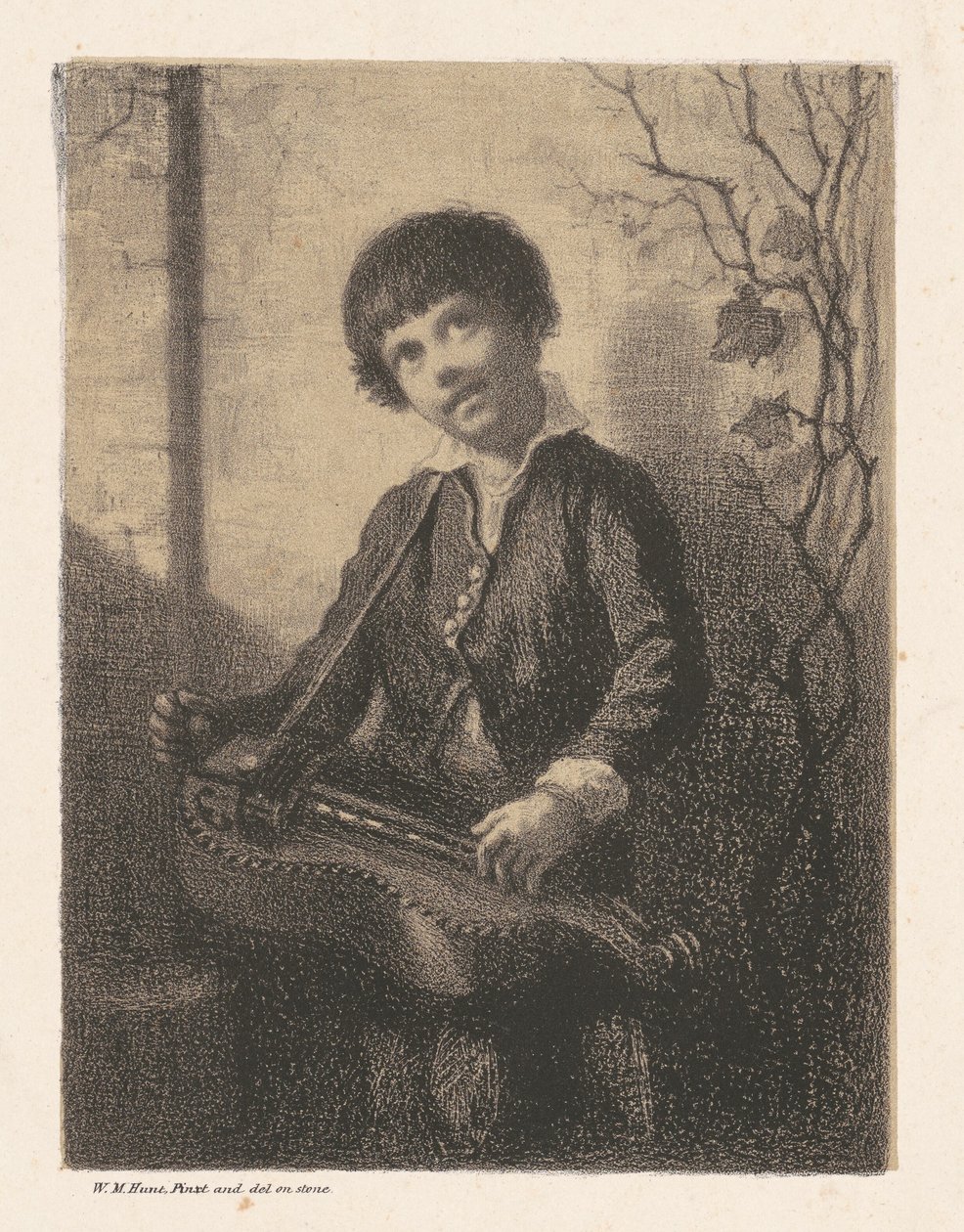 Hurdy-Gurdy Boy od William Morris Hunt