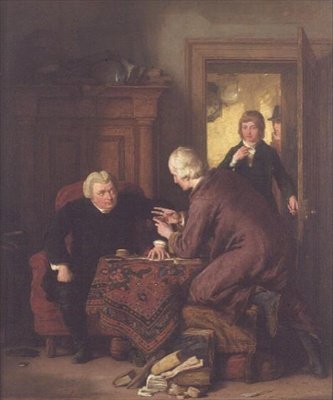 Whistonský spor od William Mulready