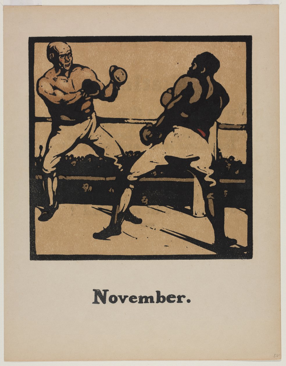 Almanach dvanácti sportů: Box od William Nicholson