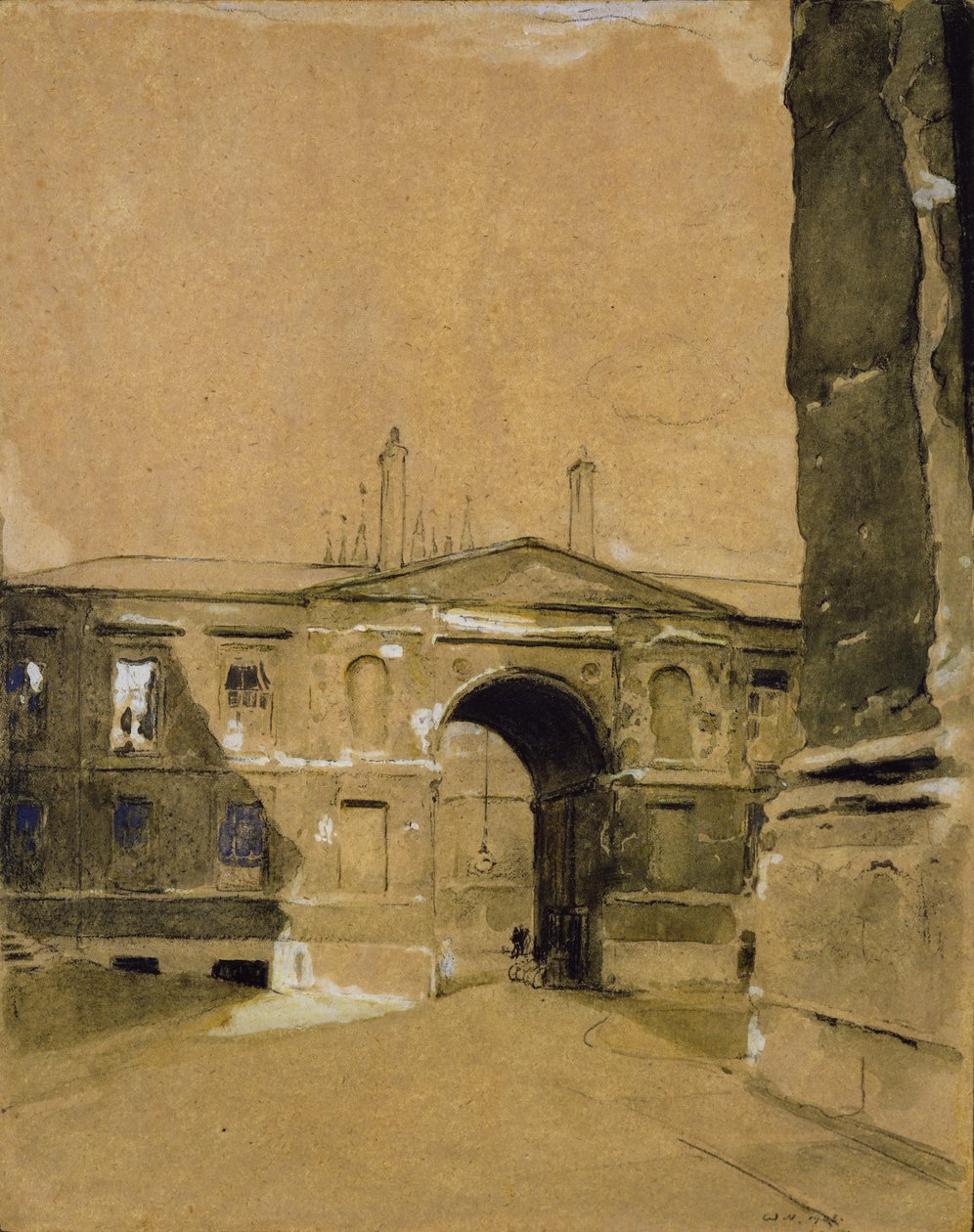 Canterbury Gate, Christ Church, Oxford od William Nicholson