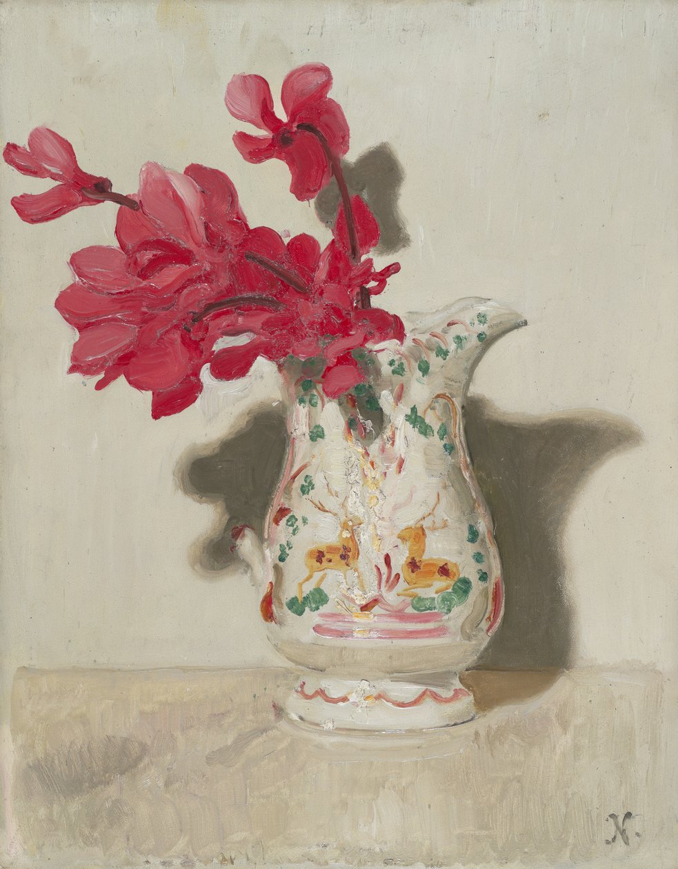 Cyclamen, cca 1937 (olej na panelu) od William Nicholson