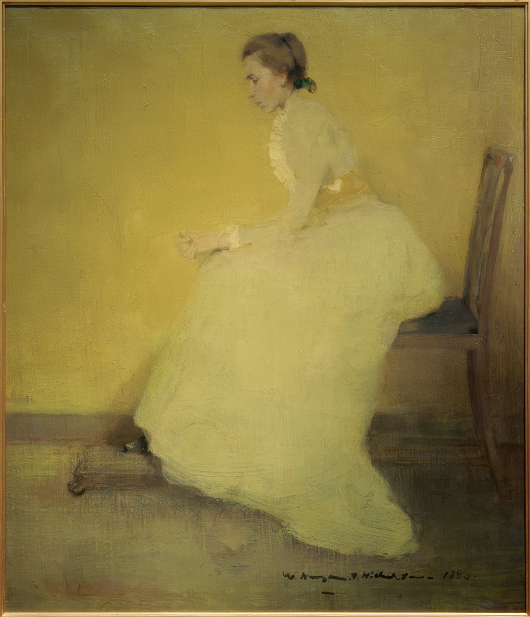 Žena ve žlutém od William Nicholson